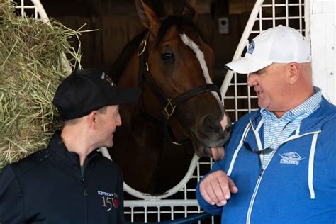 kneeling jockey|Kenny McPeek completes Oaks